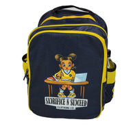 Work Hard, Play Later Kid's Bookbags