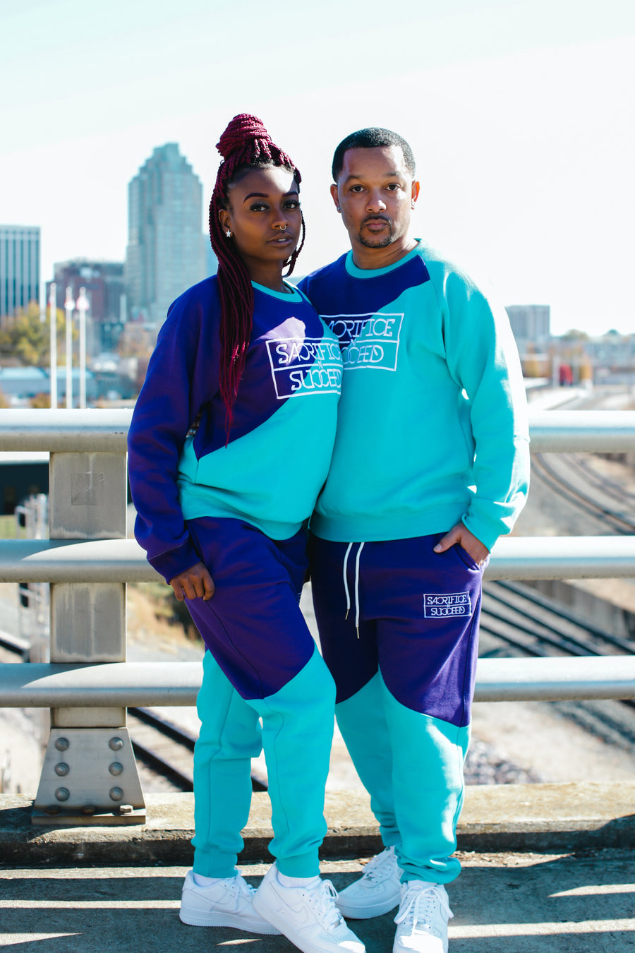 Sacrifice N Succeed Two-Tone Joggersuit