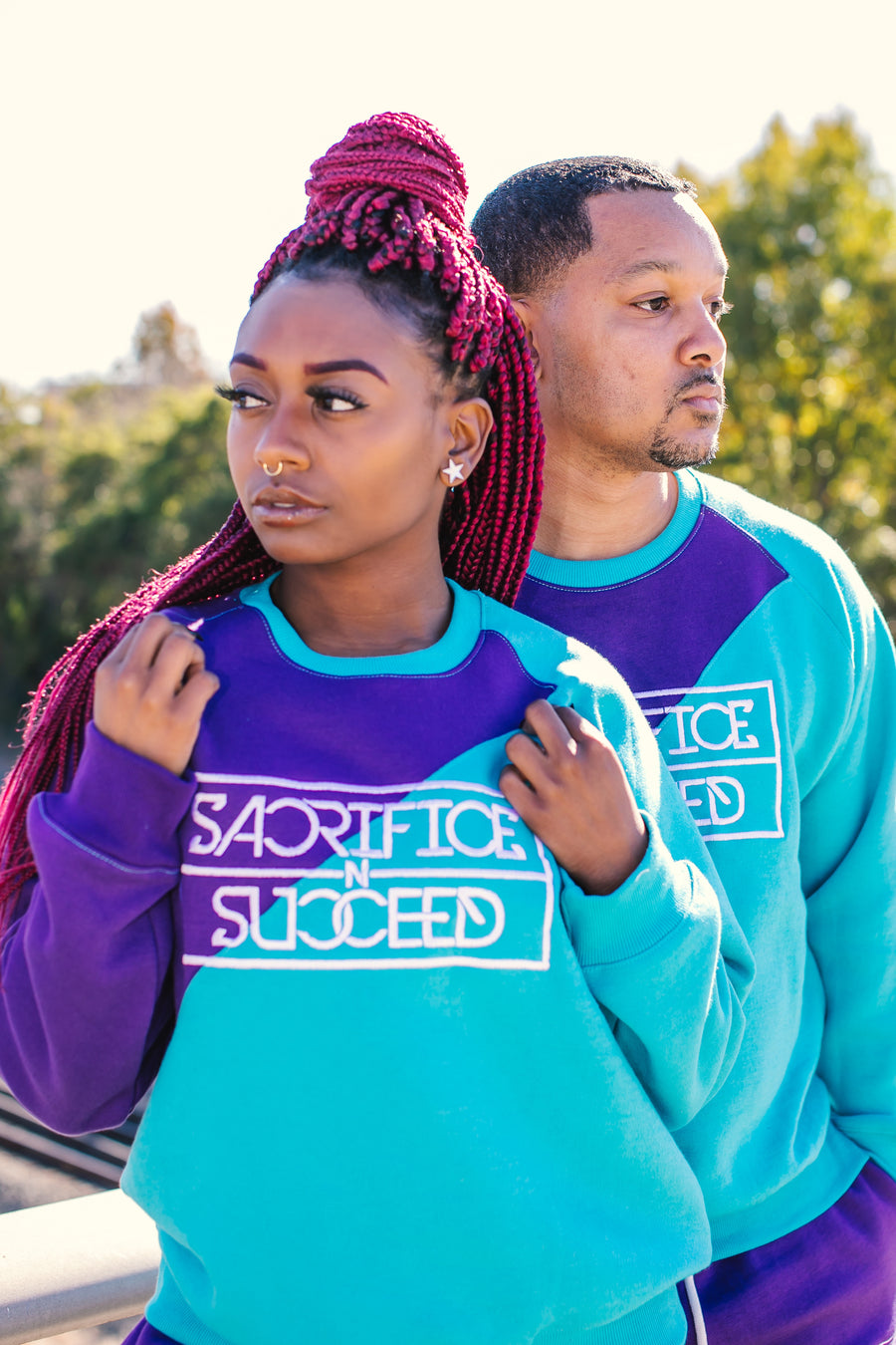 Sacrifice N Succeed Two-Tone Joggersuit