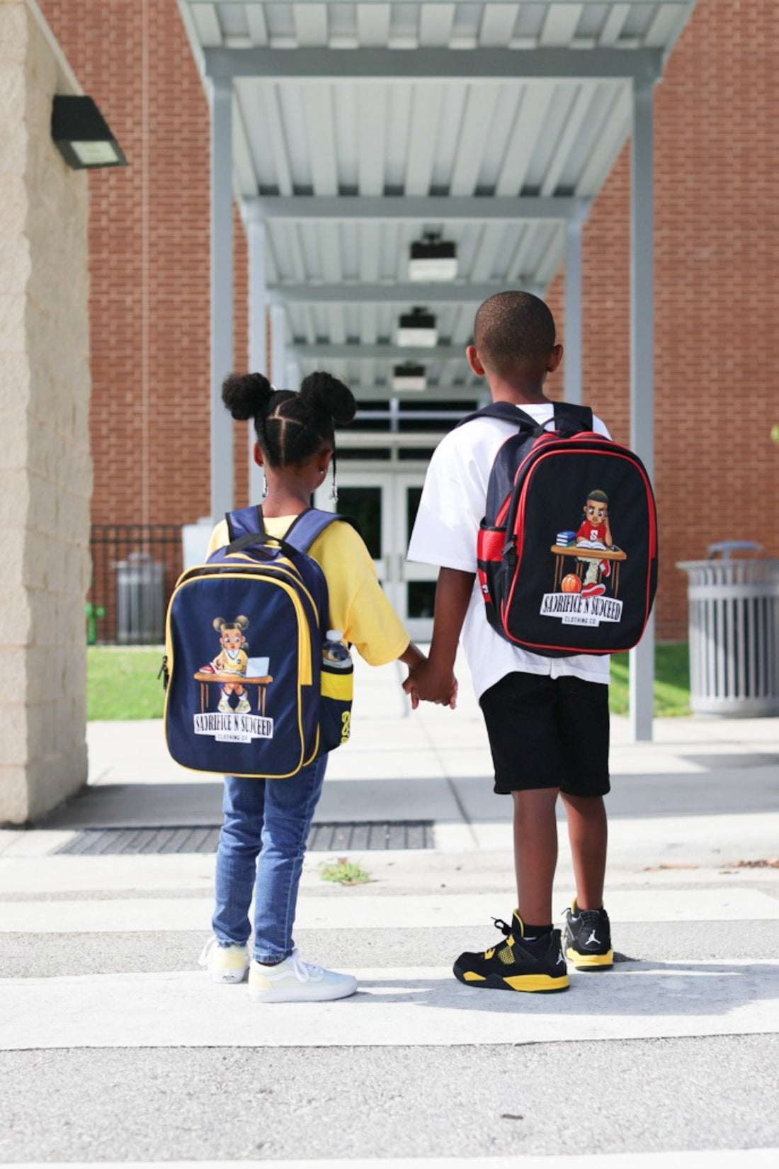 Work Hard, Play Later Kid's Bookbags