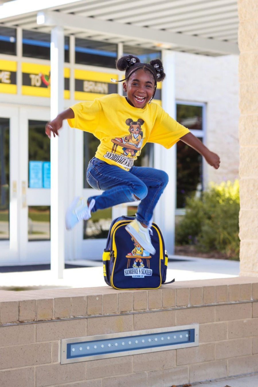 Work Hard, Play Later Kid's Bookbags