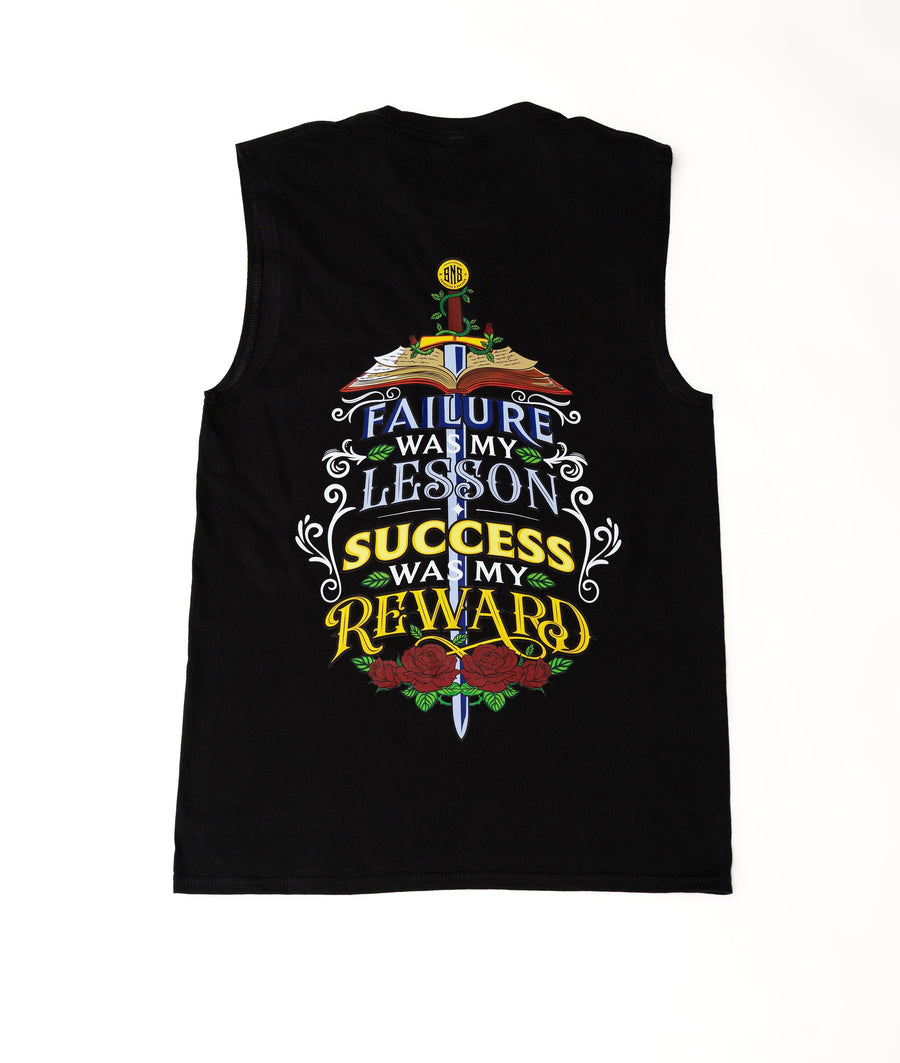 Lesson to Reward Sleeveless Tee- Pre-Order Now