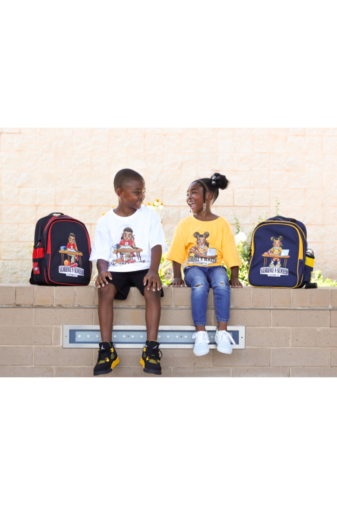 Work Hard, Play Later Kid's Bookbags